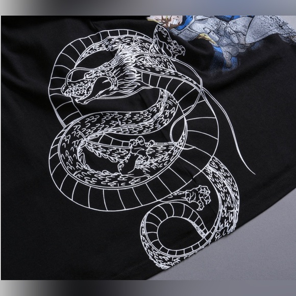 DARC SPORT X DRAGON BALL Z PERFECT FORM "PREMIUM" OVERSIZED TEE IN BLACK LARGE - Picture 4 of 4